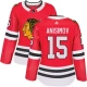 Naisten Chicago Blackhawks Artem Anisimov 15 Pelipaita Punainen Authentic