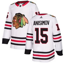 Naisten Chicago Blackhawks Artem Anisimov 15 Pelipaita Valkoinen Authentic
