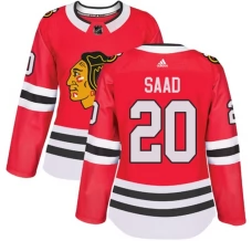 Naisten Chicago Blackhawks Brandon Saad 20 Pelipaita Punainen Authentic