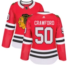 Naisten Chicago Blackhawks Corey Crawford 50 Pelipaita Punainen Authentic