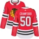 Naisten Chicago Blackhawks Corey Crawford 50 Pelipaita Punainen Authentic
