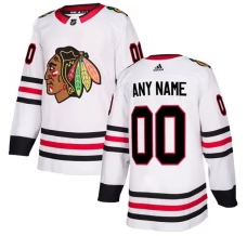 Naisten Chicago Blackhawks Custom Pelipaita Valkoinen Authentic