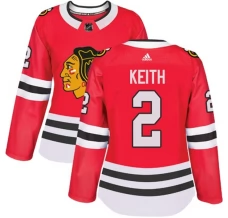 Naisten Chicago Blackhawks Duncan Keith 2 Pelipaita Punainen Authentic