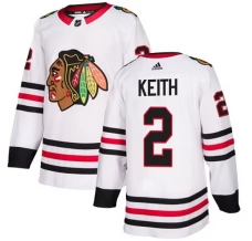 Naisten Chicago Blackhawks Duncan Keith 2 Pelipaita Valkoinen Authentic