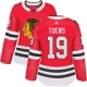 Naisten Chicago Blackhawks Jonathan Toews 19 Pelipaita Punainen Authentic