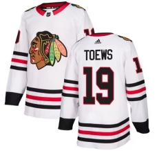 Naisten Chicago Blackhawks Jonathan Toews 19 Pelipaita Valkoinen Authentic
