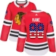 Naisten Chicago Blackhawks Patrick Kane 88 Pelipaita USA Flag Fashion Punainen Authentic