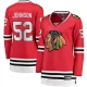 Naisten Chicago Blackhawks Reese Johnson 52 Pelipaita Punainen Breakaway Koti
