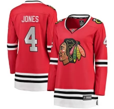 Naisten Chicago Blackhawks Seth Jones 4 Pelipaita Punainen Breakaway Koti