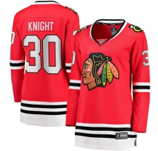Naisten Chicago Blackhawks Spencer Knight 30 Pelipaita Punainen Breakaway Koti