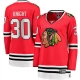 Naisten Chicago Blackhawks Spencer Knight 30 Pelipaita Punainen Breakaway Koti