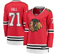 Naisten Chicago Blackhawks Taylor Hall 71 Pelipaita Punainen Breakaway Koti