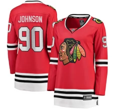 Naisten Chicago Blackhawks Tyler Johnson 90 Pelipaita Punainen Breakaway Koti