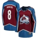 Naisten Colorado Avalanche Cale Makar 8 Pelipaita Burgundy Breakaway Koti
