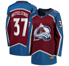 Naisten Colorado Avalanche Casey Mittelstadt 37 Pelipaita Burgundy Breakaway Koti