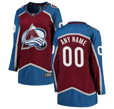 Naisten Colorado Avalanche Custom Pelipaita Burgundy Breakaway Koti