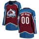 Naisten Colorado Avalanche Custom Pelipaita Burgundy Breakaway Koti