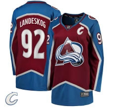 Naisten Colorado Avalanche Gabriel Landeskog 92 Pelipaita Captain Patch Burgundy Breakaway Koti
