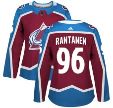 Naisten Colorado Avalanche Mikko Rantanen 96 Pelipaita Burgundy Authentic