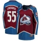 Naisten Colorado Avalanche Ryan Lindgren 55 Pelipaita Burgundy Breakaway Koti