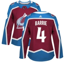 Naisten Colorado Avalanche Tyson Barrie 4 Pelipaita Burgundy Authentic