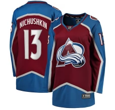 Naisten Colorado Avalanche Valeri Nichushkin 13 Pelipaita Burgundy Breakaway Koti