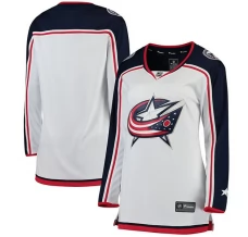 Naisten Columbus Blue Jackets Blank Pelipaita Valkoinen Breakaway Vieras