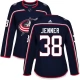 Naisten Columbus Blue Jackets Boone Jenner 38 Pelipaita Navy Authentic