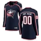 Naisten Columbus Blue Jackets Custom Pelipaita Navy Breakaway Koti
