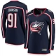 Naisten Columbus Blue Jackets Kent Johnson 91 Pelipaita Navy Breakaway Koti