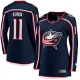 Naisten Columbus Blue Jackets Luke Kunin 11 Pelipaita Navy Breakaway Koti