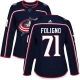 Naisten Columbus Blue Jackets Nick Foligno 71 Pelipaita Navy Authentic
