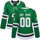 Naisten Dallas Stars Custom Pelipaita Kelly Green Authentic