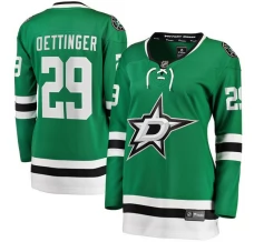 Naisten Dallas Stars Jake Oettinger 29 Pelipaita Vihreä Breakaway Koti