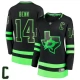 Naisten Dallas Stars Jamie Benn 14 Pelipaita 2020-21 Captain Patch Musta Premier Breakaway Vaihtoehtoinen
