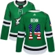 Naisten Dallas Stars Jamie Benn 14 Pelipaita USA Flag Fashion Kelly Green Authentic