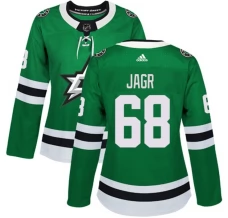 Naisten Dallas Stars Jaromir Jagr 68 Pelipaita Kelly Green Authentic