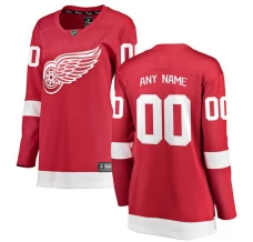 Naisten Detroit Red Wings Custom Pelipaita Punainen Breakaway Koti