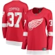 Naisten Detroit Red Wings J.T. Compher 37 Pelipaita Punainen Breakaway Koti