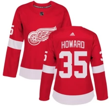 Naisten Detroit Red Wings Jimmy Howard 35 Pelipaita Punainen Authentic