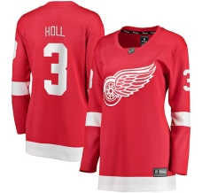 Naisten Detroit Red Wings Justin Holl 3 Pelipaita Punainen Breakaway Koti