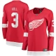Naisten Detroit Red Wings Justin Holl 3 Pelipaita Punainen Breakaway Koti