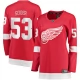 Naisten Detroit Red Wings Moritz Seider 53 Pelipaita Punainen Breakaway Koti