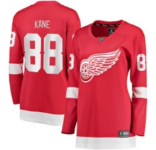 Naisten Detroit Red Wings Patrick Kane 88 Pelipaita Punainen Breakaway Koti