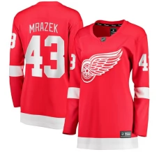 Naisten Detroit Red Wings Petr Mrazek 43 Pelipaita Punainen Breakaway Koti