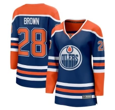 Naisten Edmonton Oilers Connor Brown 28 Pelipaita Royal Breakaway Koti