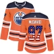 Naisten Edmonton Oilers Connor McDavid 97 Pelipaita USA Flag Fashion Oranssi Authentic