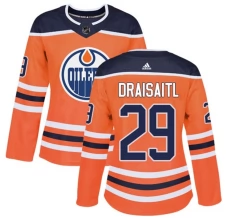 Naisten Edmonton Oilers Leon Draisaitl 29 Pelipaita Oranssi Authentic