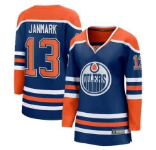 Naisten Edmonton Oilers Mattias Janmark 13 Pelipaita Royal Breakaway Koti