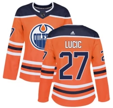 Naisten Edmonton Oilers Milan Lucic 27 Pelipaita Oranssi Authentic
